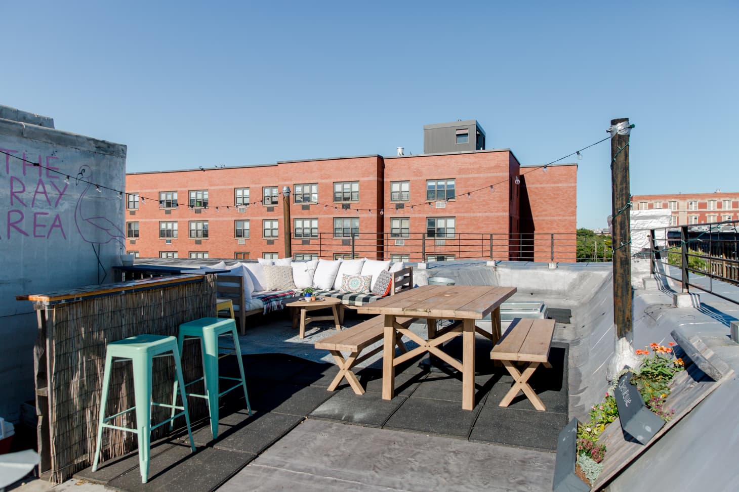 Brooklyn Rooftop Garden and Plant Inspiration Apartment Therapy